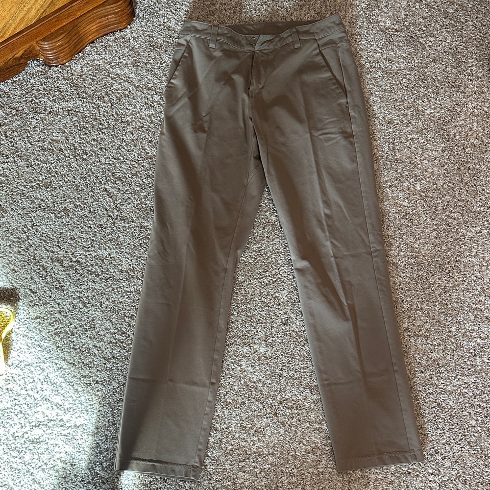 BYLT Basics Men's Straight-Leg Pants — Olive